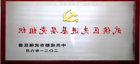 公司行政党支部荣获武侯区先进基层党组织称号